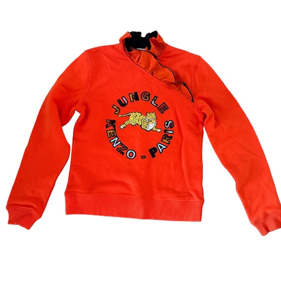 Kenzo x H&M Orange Jungle Sweater Size S - Picture 2 of 7